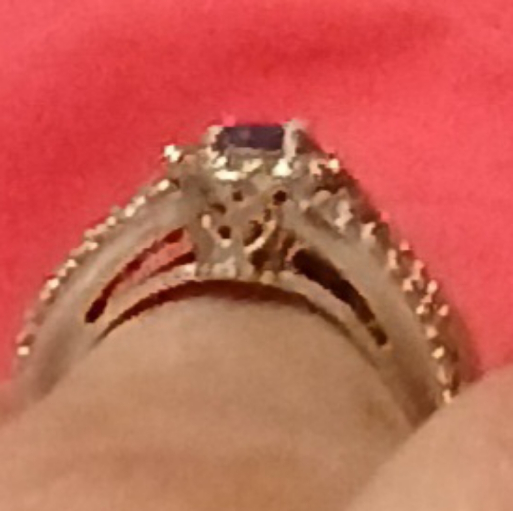 Genuine Tanzanite Ring Tripple A - Picture 11 of 12